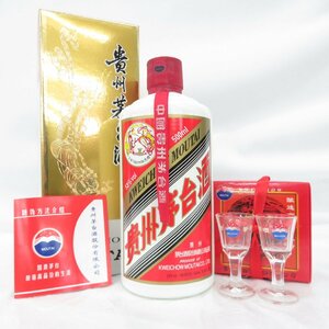 【未開栓】貴州茅台酒 マオタイ酒 天女ラベル 2016 MOUTAI KWEICHOW 中国酒 500ml 53% 952g 箱/冊子/グラス付 11462525 1225