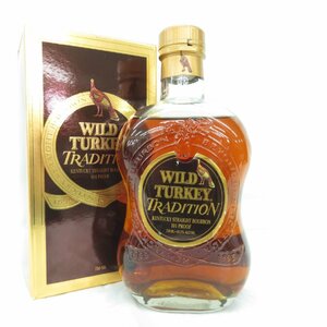 【未開栓】WILD TURKEY ワイルドターキー トラディション ウイスキー 750ml 50.5% 箱付 11460717 1225