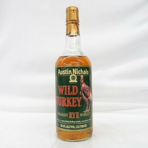 【未開栓】WILD TURKEY ワイルドターキー ライ グリーンラベル 旧ラベル ウイスキー 750ml 50.5% ※目減り有 11460707 1225