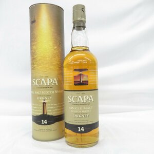 【未開栓】SCAPA スキャパ 14年 シングルモルト ウイスキー 700ml 40％ 箱付 11456784 1226