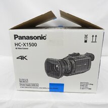 【開封済/未使用品】Panasonic パナソニック デジタル4Kビデオカメラ HC-X1500 11459608 0103_画像4