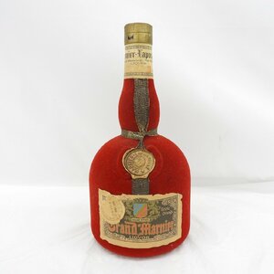 1円～【未開栓】Grand Marnier Cordon Rouge グランマルニエ コルドンルージュ ベロアボトル リキュール 700ml 40％ 1344g 11438046 0104