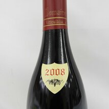 【未開栓】Fracois Lamarche フランソワ ラマルシュ ヴォーヌ ロマネ スショ プルミエクリュ 2008 赤 ワイン 750ml 12.5％ 11461241 0105_画像3