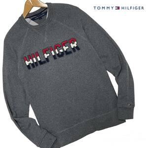 ★美品 1円〜 TOMMY HILFIGER トミーヒルフィガー 近年モデル コットン スウェット Sサイズ★