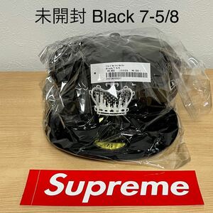 未開封 7-5/8 23ss Supreme King of New York New Era Black タグ ステッカー付 Supreme Online 購入 シュプリーム キャップ ニュー エラ