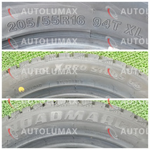 205/55R16 94T XL ROADMARCH WINTER XPRO STUDS68 新品 スパイクタイヤ （スタッドレスタイヤ） 4本セット 2023年製 ロードマーチ N3052._画像3