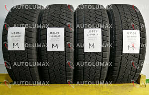 225/60R17 99Q Bridgestone BLIZZAK DM-V2 中古 スタッドレスタイヤ 4本セット 送料無料 225/60/17 ブリヂストン U3191.M