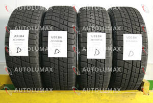 215/60R16 95Q Bridgestone ICEPARTNER 中古 スタッドレスタイヤ 4本セット 送料無料 215/60/16 ブリヂストン U3184.D