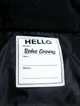 Rodeo Crowns ロデオクラウンズ ロゴ ワイド幅 シンサレート ボリューム中綿 ジャケット 黒_画像3