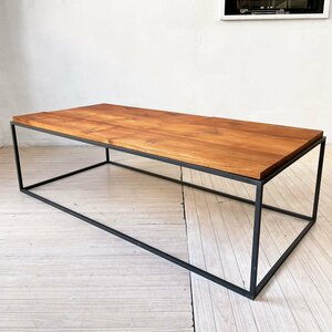 ★ イデー IDEE フレイム テーブル FRAME TABLE 1200 ローテーブル オールドチーク無垢材 オイルフィニッシュ 参考価格 ￥105000-