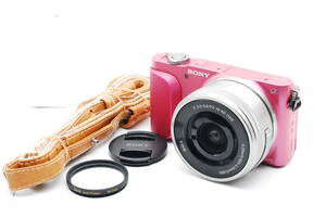 ★美品★ ソニー SONY ミラーレス一眼 α NEX-3N E 16-50mm F3.5-5.6 PZ OSS Body Lens ボディ レンズ ◆261