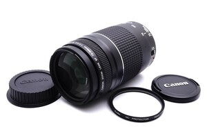 ★美品★ Canon EF 75-300mm F4-5.6 Ⅲ USM Lens キヤノン レンズ 完動 ◆210