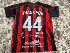 『THANK YOU SHINJI T-shirt』　北海道コンサドーレ札幌　浦和レッズ　小野伸二
