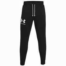 新品未使用　アンダーアーマー　ライバルテリー　メンズ　ジョガー　UNDER ARMOUR XXLサイズ ロングパンツ　ジョガーパンツ　ブラック_画像2