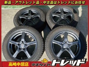 高崎中居店 中古スタッドレスセット TOPRUN 16インチ 6.5J +54 5H/114.3 × Tourador WinterPro TSU2 205/60R16 ノア/ヴォクシー（80系）他