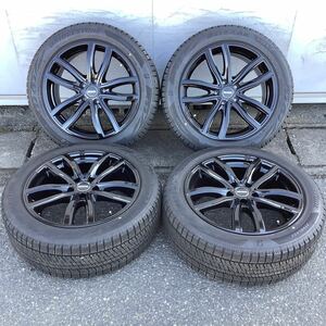 MAK 18インチ　アルミ・スタッドレス　7.5J ＋51 112 BRIDGESTONE 20年製　深溝　225/50R18 BMW １円スタート　４本セット