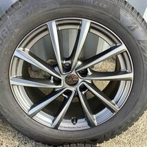 BORBET アルミ・スタッドレス　17インチ　7J ＋47 112 BRIDGESTONE 225/55R17 19年　BMW ホイール綺麗　４本セット_画像3