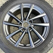 BORBET アルミ・スタッドレス　17インチ　7J ＋47 112 BRIDGESTONE 225/55R17 19年　BMW ホイール綺麗　４本セット_画像4