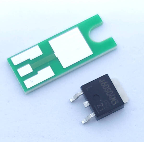 パワーMOSFET 40V60A オン抵抗:6.1mΩ TJ60S04M3L Pch MOSFET TO-252変換基板付き 40V 60A MOSFET