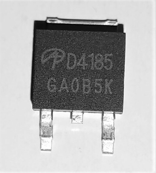 D4185 P-Channel MOSFET To252 40V 40A 理想ダイオード 各種電源周り等の修理に Ｄ４１８５ ＭＯＳＦＥＴ ＭＯＦＥＴスイッチ修理に 