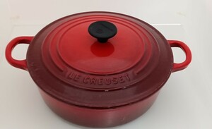 LE CREUSET/ルクルーゼ/両手鍋/22ｃｍ/ココット/中古品