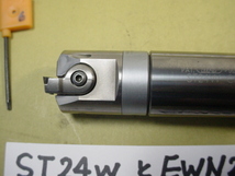 EWN25-47CKB2ヘッド+　ST24W-CK2-210　 全長約250mm　ENH2-1(25～33Φ用)装着　中古品 BIG-KAISER 超硬シャンク+EWヘッド　7044_画像6