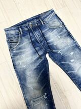 即決 人気モデル JoggJeans DIESEL KROOLEY 0685Iディーゼル クルーリー W28_画像3