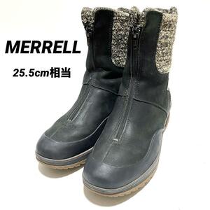 【希少】　メレル　MERRELL（39）スノーブーツ　フロントジップ　防水