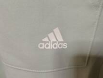 【未使用美品】アディダス adidas レディース 女性 ワンピース トレーナー ミントグリーン 長袖 フーディ Sサイズ _画像3