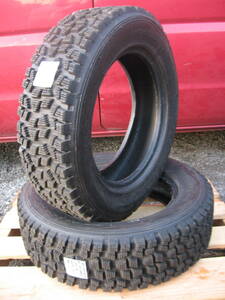 中古RALLY SNOWタイヤ　185/65R14　’21製　ダンロップ SP SPORT 56-R　2本組　残・10ミリ