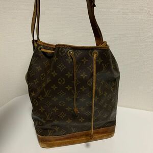 希少　LOUIS VUITTON ルイヴィトン モノグラム ノエ 巾着 ハンドバッグ　ショルダーバッグ ブラウン 