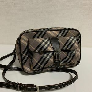 美品　BURBERRY バーバリー ブルーレーベル チェック　ショルダーバッグ　