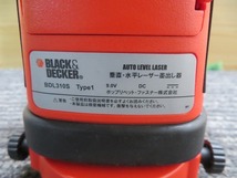 B☆BLACK＆DECKER　ブラック＆デッカー 垂直/水平レーザー墨出し器　BDL310S ◎通電OK_画像5