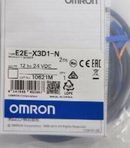 新品　OMRON/オムロン 近接スイッチ 反射光学センサー E2E-X3D1-N 2M 【６ヶ月保証】