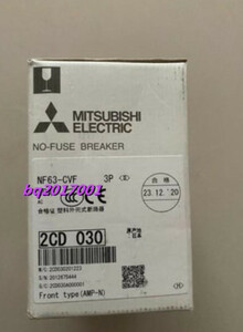 MITSUBISHI/三菱電機 　新品未使用　低圧遮断機　 NF63-CVF 3P 40A　【６ヶ月保証】