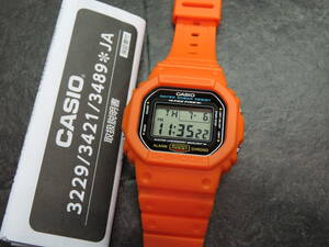  Casio /CASIO*G-SHOCK/G амортизаторы #DW-5600# стандартный квадратное [ orange ] custom внутренний модель * часы корпус имеется * бесплатная доставка по всей стране 