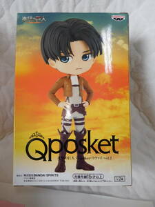 進撃の巨人 Q ポスケット リヴァイ vol.2 B フィギュア バンダイ バンプレスト Q posket LEVI アミューズメント景品 未使用 未開封