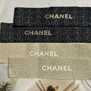 CHANEL シャネル　ホリデー　クリスマス　リボン　2色セット×2