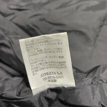 N-1　●アスレタ/ATHLETA　サイズ XL 程度・黒！　ジップ ベンチコート●_画像5