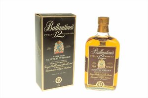 古酒 Ballantine's バランタイン 12年 GOLD SEAL ゴールドシール スコッチ ウイスキー 750ml 43% 未開封 未開栓 箱付 1946kcz