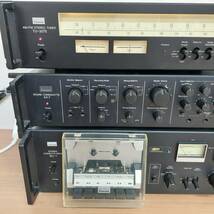 サンスイ Sansui オーディオセット TU-307Ⅱステレオチューナー/AX-7サウンドコンンソレット/SC-1 カセットデッキ 通電OK 現状 No.3200_画像7