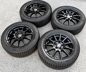 WM03 WINTER MAXX OZ ホイル＋DUNLOP スタッドレス 195/55R16 USED 4本 税込 フォルクスワーゲン VW ポロ AUDI A1 