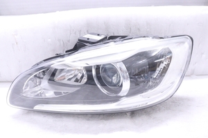 3Y-1827★後期 HID FB FD ボルボ V60 S60★左ヘッドライト 31395904 ブラック 純正★ボルボ VOLVO (YM)