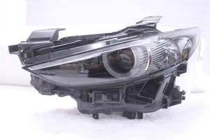 30-976★【値下】美品★LED BP8P BPEP マツダ3 左ヘッドライト★KOITO 100-65191 打刻:1L ASSY ブラック MAZDA3 マツダ 純正 (QT)