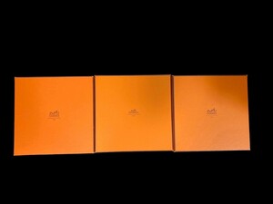 【送料無料】 Hermes エルメス 空箱 空き箱 HERMES ボックス BOX オレンジボックス 小物 スカーフ