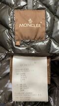 モンクレール MONCLER ウール素材使用 レディース ダウンジャケット テーラードジャケット 1 Sサイズ ダークグレー_画像9