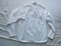 M H L, マーガレットハウエル　コットンブロード素材　ホワイトシャツ　サイズ Ⅰ_画像5