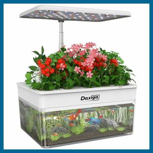 新品 水耕栽培キット 植物育成LEDライト付き 自動タイマー 自動水循 静音 水槽