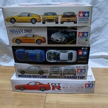 タミヤ　1/24　未組立　GT−ＲとＺの５箱セット　箱スカ／Ｒ３２／Ｒ３４／3000ＺＸターボ/350Ｚ_画像2