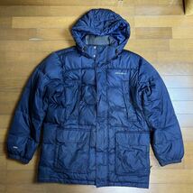 Eddie Bauer エディーバウアー EB650 ダウンジャケット コート ネイビー 紺 メンズ L ファー無し_画像1